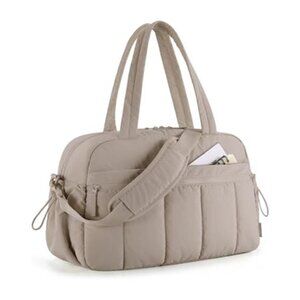 Weekender Gym Duffel Carry On Overnight Travel Bag Lightweight Multi Pocket 24L